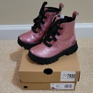 UGG Kids Sparkly Pink Boots
